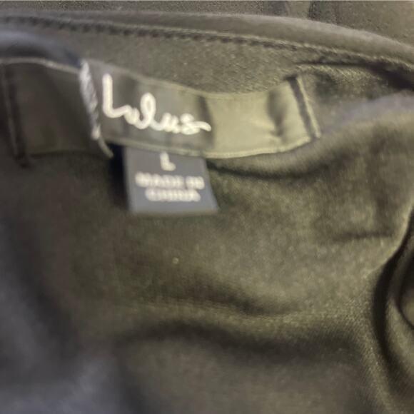 LULU'S L Thoughts of Hue Black Surplice Maxi Goddess Long Gown Dress NEW B76 - Picture 7 of 7